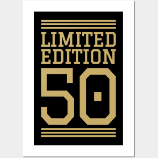 50th birthday gift Posters and Art